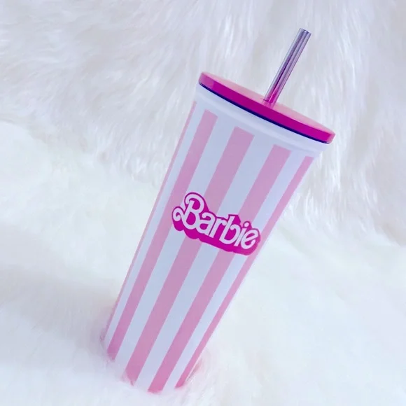 Barbie The Movie Stainless Steel Tumbler NWT Excellent Condition - Picture 7 of 10